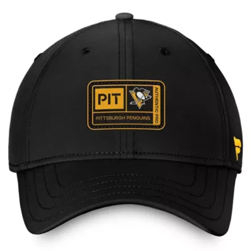 NHL Fanatics Pittsburgh Penguins Authentic Pro Training Camp Flex Hat