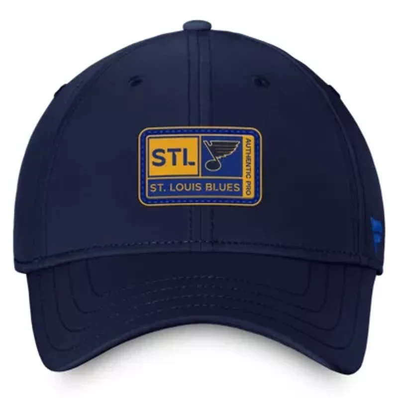 NHL Fanatics St. Louis Blues Authentic Pro Training Camp Flex Hat