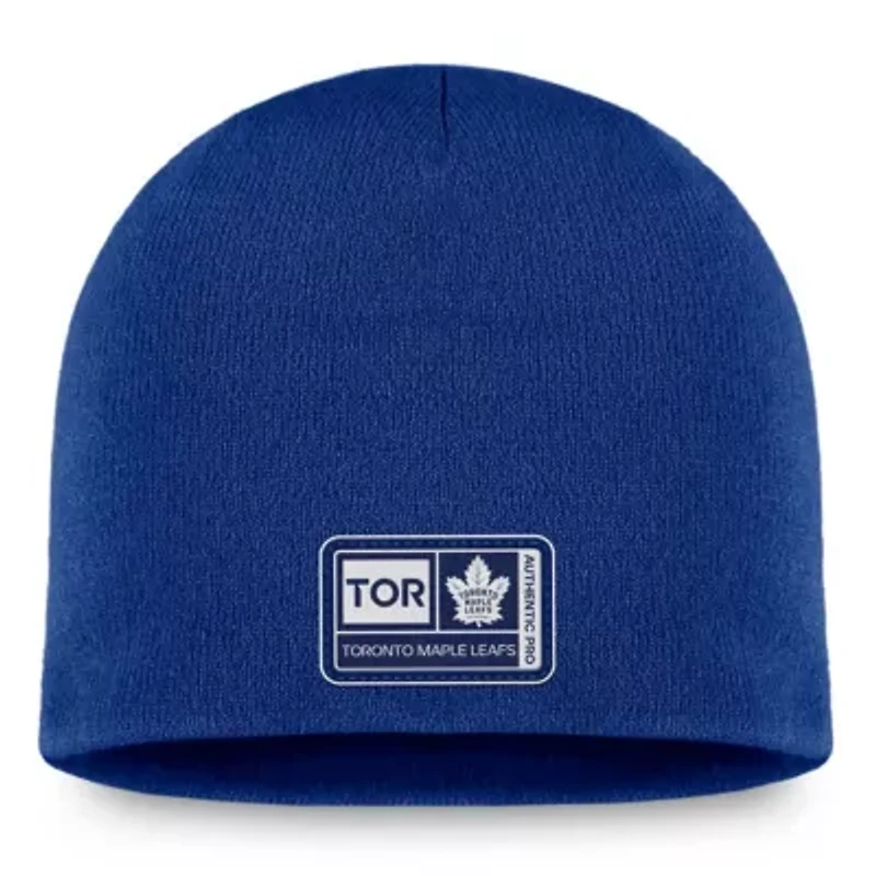 NHL Fanatics Toronto Maple Leafs Authentic Pro Training Camp Knit Hat