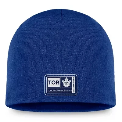 NHL Fanatics Toronto Maple Leafs Authentic Pro Training Camp Knit Hat