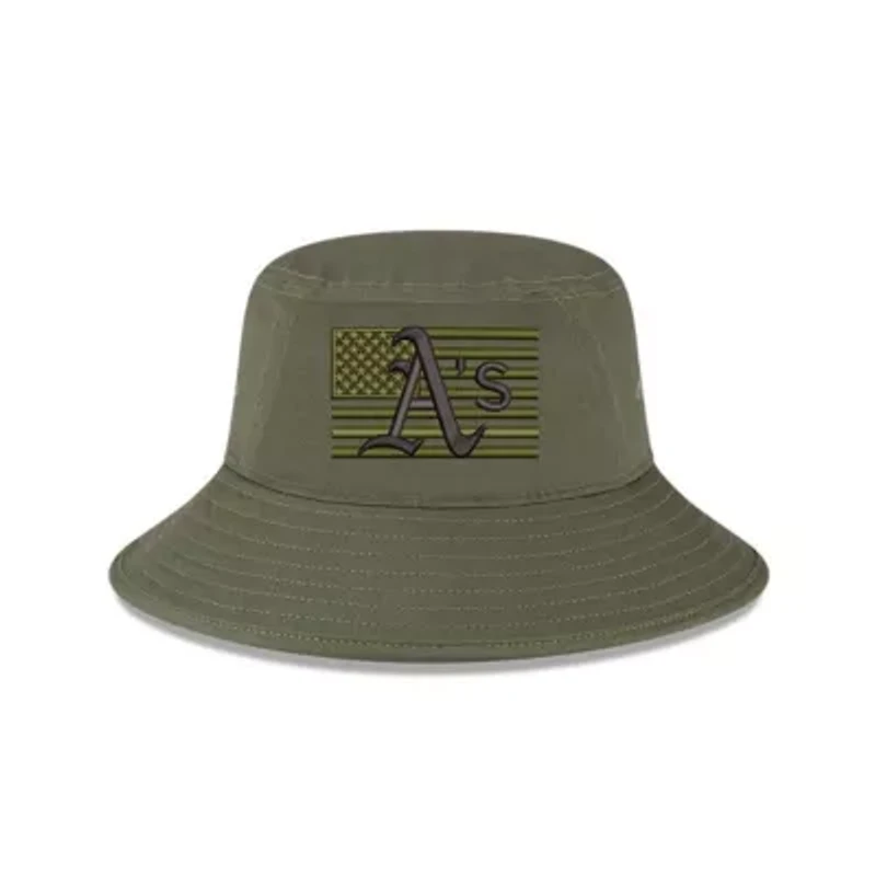 Oakland Athletics MLB 2023 Armed Forces Day Bucket Hat