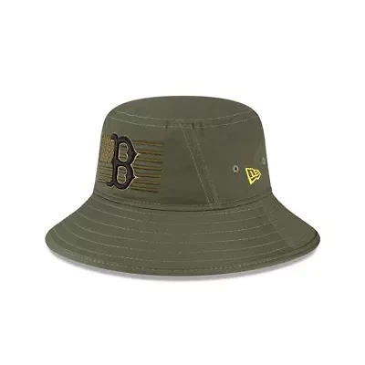 Boston Red Sox MLB 2023 Armed Forces Day Bucket Hat