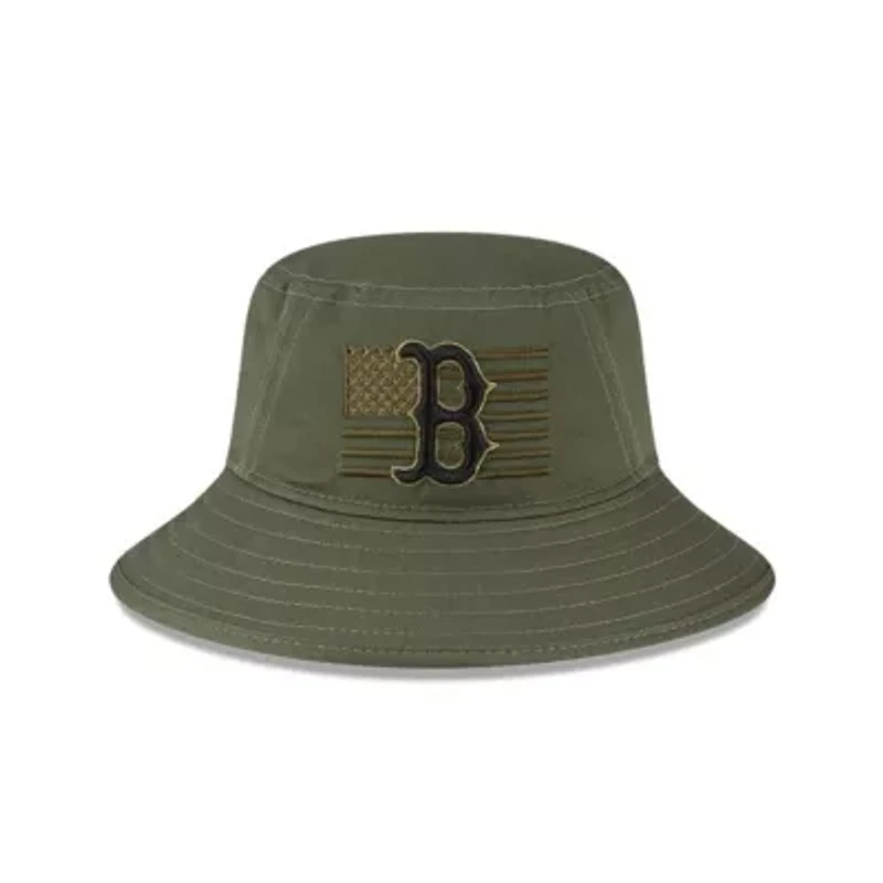 Boston Red Sox MLB 2023 Armed Forces Day Bucket Hat