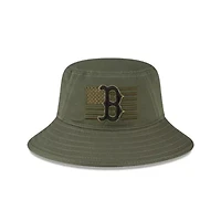 Boston Red Sox MLB 2023 Armed Forces Day Bucket Hat