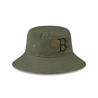Boston Red Sox MLB 2023 Armed Forces Day Bucket Hat