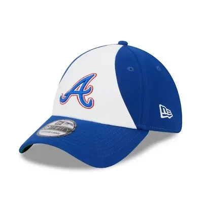 MLB White/Royal Atlanta Braves 2023 City Connect 39THIRTY Flex Fit Hat