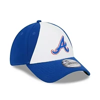 MLB White/Royal Atlanta Braves 2023 City Connect 39THIRTY Flex Fit Hat