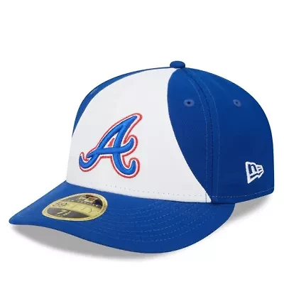 MLB White/Royal Atlanta Braves 2023 City Connect Low 59FIFTY Fitted Hat
