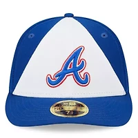 MLB White/Royal Atlanta Braves 2023 City Connect Low 59FIFTY Fitted Hat