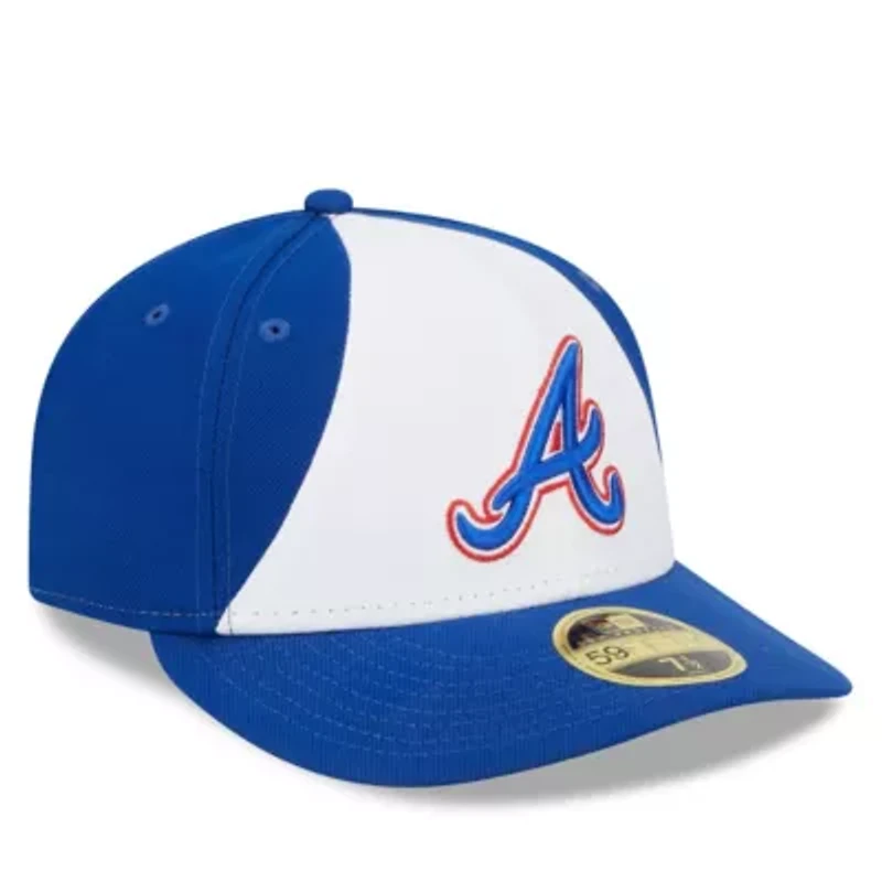 MLB White/Royal Atlanta Braves 2023 City Connect Low 59FIFTY Fitted Hat