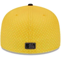 MLB Gold/Black Pittsburgh Pirates 2023 City Connect Low 59FIFTY Fitted Hat