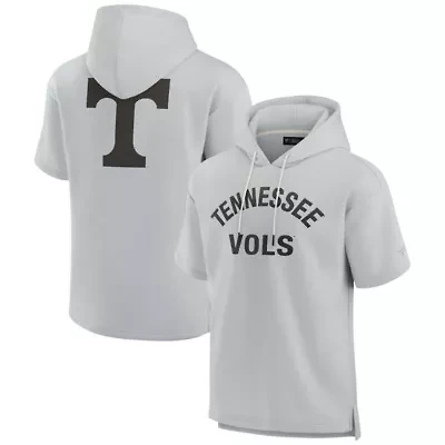 NCAA Unisex Fanatics Tennessee Volunteers Elements Super Soft Fleece Short Sleeve Pullover Hoodie