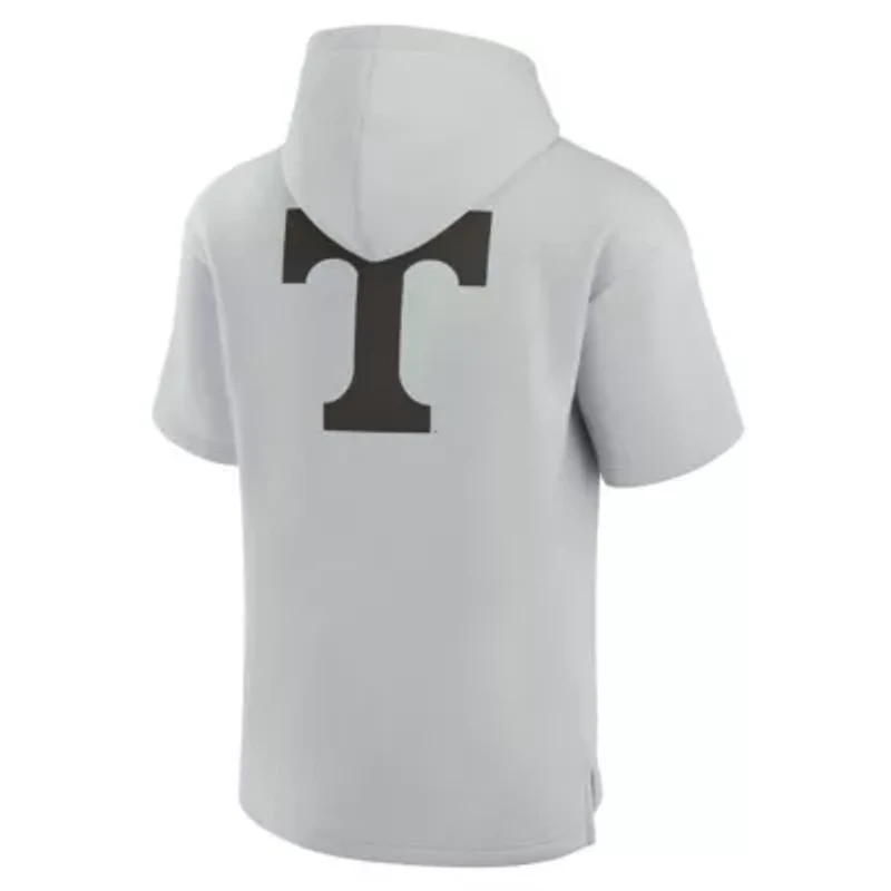 NCAA Unisex Fanatics Tennessee Volunteers Elements Super Soft Fleece Short Sleeve Pullover Hoodie
