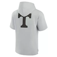 NCAA Unisex Fanatics Tennessee Volunteers Elements Super Soft Fleece Short Sleeve Pullover Hoodie
