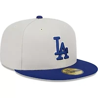 MLB Gray/Royal Los Angeles Dodgers World Class Back Patch 59FIFTY Fitted Hat