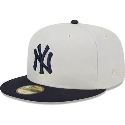 MLB Gray/Navy New York Yankees World Class Back Patch 59FIFTY Fitted Hat
