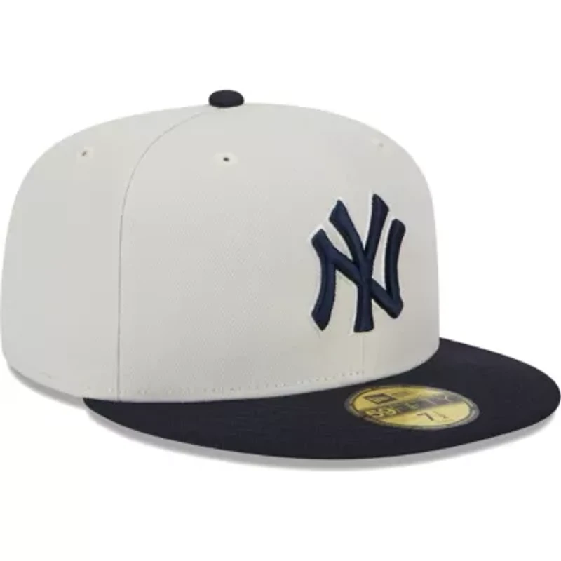 MLB Gray/Navy New York Yankees World Class Back Patch 59FIFTY Fitted Hat