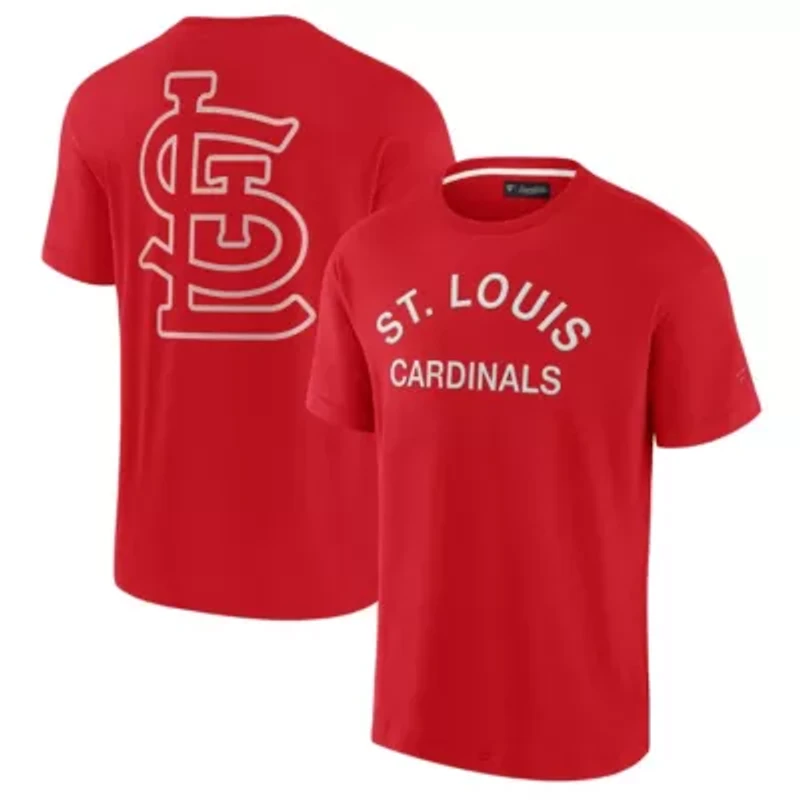 MLB Unisex Fanatics St. Louis Cardinals Elements Super Soft Short Sleeve T-Shirt