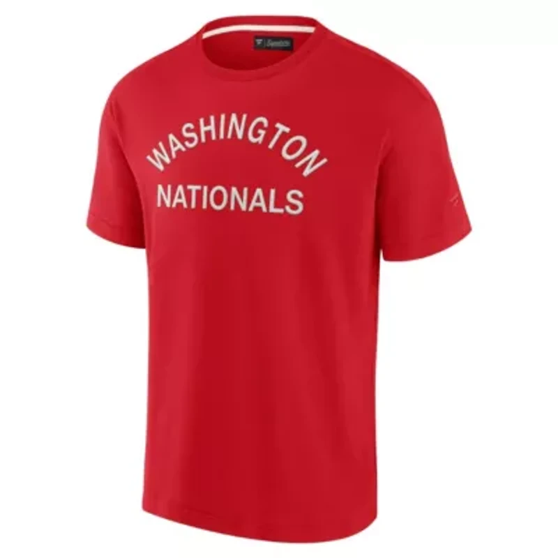 MLB Unisex Fanatics Washington Nationals Elements Super Soft Short Sleeve T-Shirt