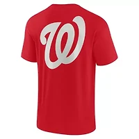 MLB Unisex Fanatics Washington Nationals Elements Super Soft Short Sleeve T-Shirt