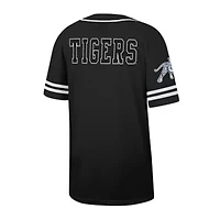 NCAA Jackson State Tigers Free Spirited Mesh Button-Up Baseball Jersey