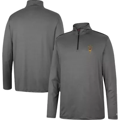 NCAA Arizona State Sun Devils Logo Quarter-Zip Windshirt