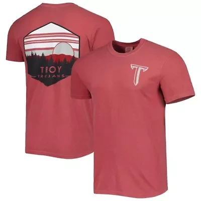 Troy Trojans NCAA University Landscape Shield T-Shirt