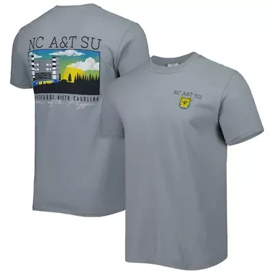 NC A&T Aggies NCAA North Carolina Campus Scenery Comfort Color T-Shirt