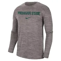 NCAA Nike Michigan State Spartans Team Velocity Performance Long Sleeve T-Shirt