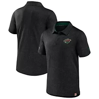 NHL Fanatics Minnesota Wild Authentic Pro Jacquard Polo