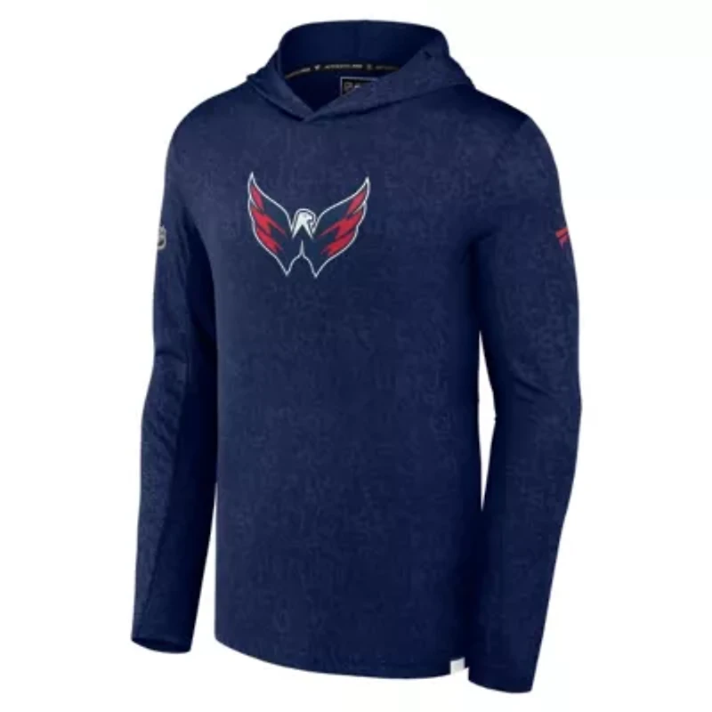 NHL Fanatics Washington Capitals Authentic Pro Lightweight Pullover Hoodie