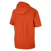 NCAA Nike Clemson Tigers Coaches Half-Zip Short Sleeve Jacket