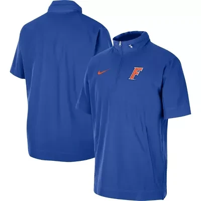NCAA Nike Florida Gators Coaches Half-Zip Short Sleeve Jacket