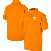 NCAA Nike Tennessee Volunteers Coaches Half-Zip Short Sleeve Jacket