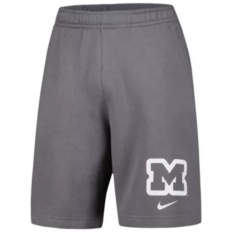 NCAA Nike Michigan Wolverines Fleece Shorts