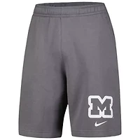NCAA Nike Michigan Wolverines Fleece Shorts