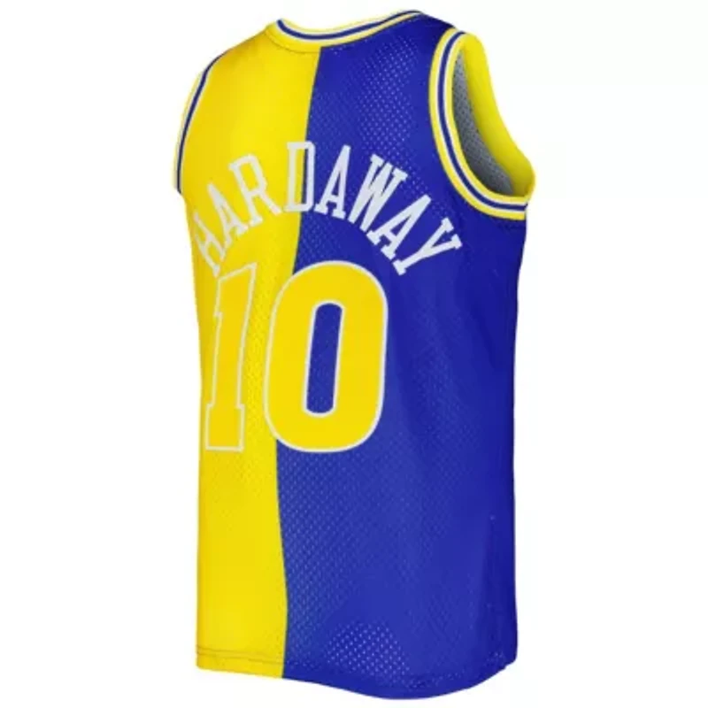 NBA Tim Hardaway Golden State Warriors Hardwood Classics 1990/91 Split Swingman Jersey