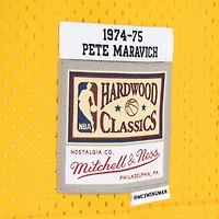 Hardwood Classic Teams Pete Maravich New Orleans Jazz Classics 1974/75 Split Swingman Jersey