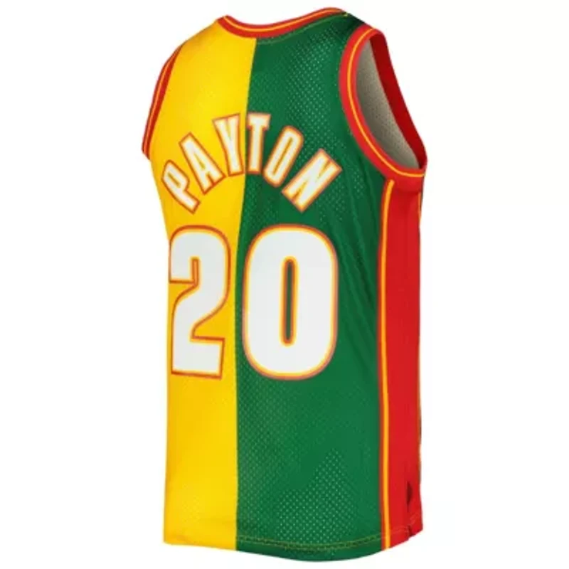 Hardwood Classic Teams Gary Payton Seattle SuperSonics Classics 1995/96 Split Swingman Jersey