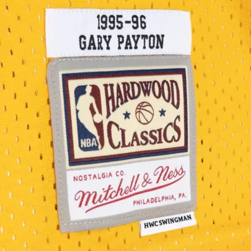 Hardwood Classic Teams Gary Payton Seattle SuperSonics Classics 1995/96 Split Swingman Jersey