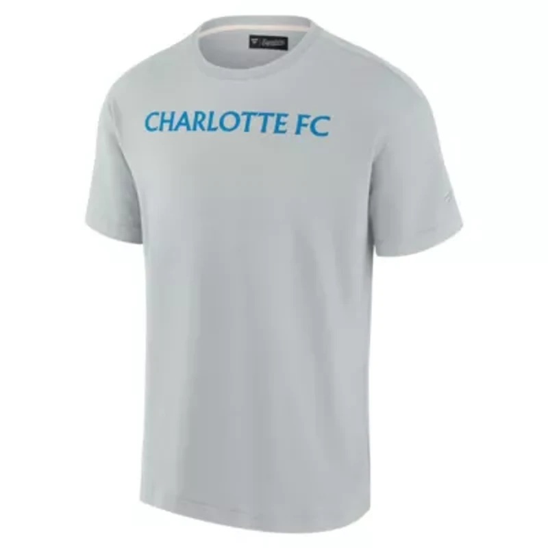 MLS Unisex Fanatics Charlotte FC Elements Super Soft Short Sleeve T-Shirt