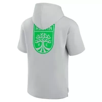 MLS Unisex Fanatics Austin FC Elements Super Soft Fleece Short Sleeve Pullover Hoodie