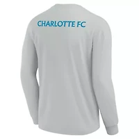 MLS Unisex Fanatics Charlotte FC Elements Super Soft Long Sleeve T-Shirt