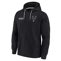 NBA Unisex Fanatics Milwaukee Bucks Elements Super Soft Fleece Pullover Hoodie