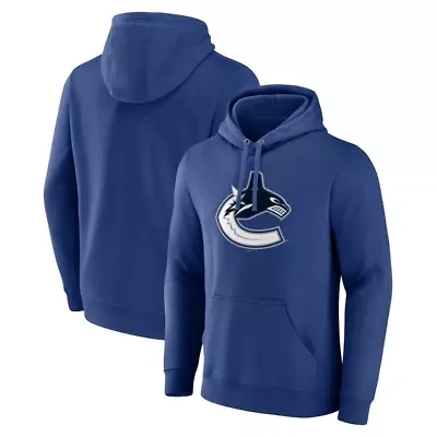 NHL Fanatics Vancouver Canucks Primary Logo Pullover Hoodie