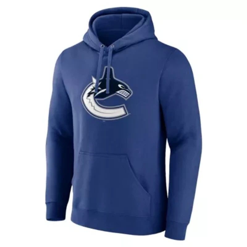 NHL Fanatics Vancouver Canucks Primary Logo Pullover Hoodie