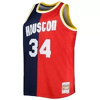 NBA Hakeem Olajuwon Houston Rockets Big & Tall Hardwood Classics 1993/94 Split Swingman Jersey