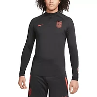 Olympics Nike USWNT 2023 Strike Drill Performance Raglan Quarter-Zip Long Sleeve Top