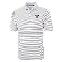 NCAA Auburn Tigers Big & Tall Team Logo Virtue Eco Pique Stripe Recycled Polo