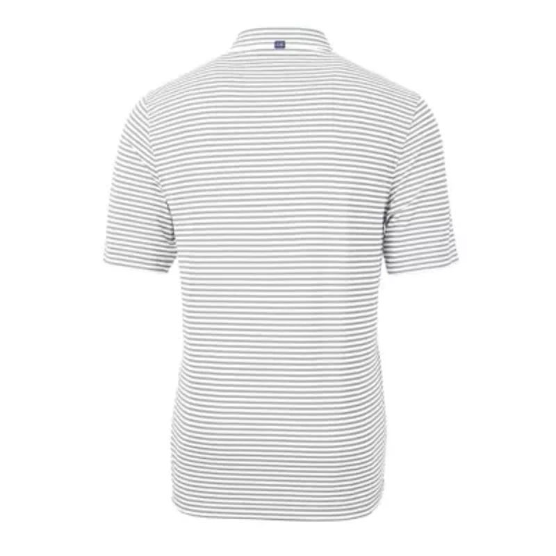 NCAA Auburn Tigers Big & Tall Team Logo Virtue Eco Pique Stripe Recycled Polo